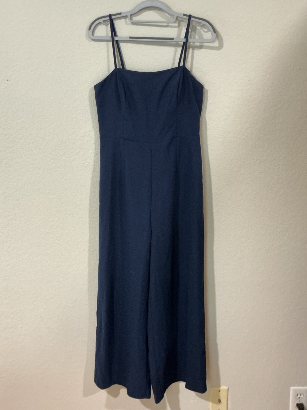Lilly Pulitzer Navy Strap Spaghetti-strap Jumpsuit Dress